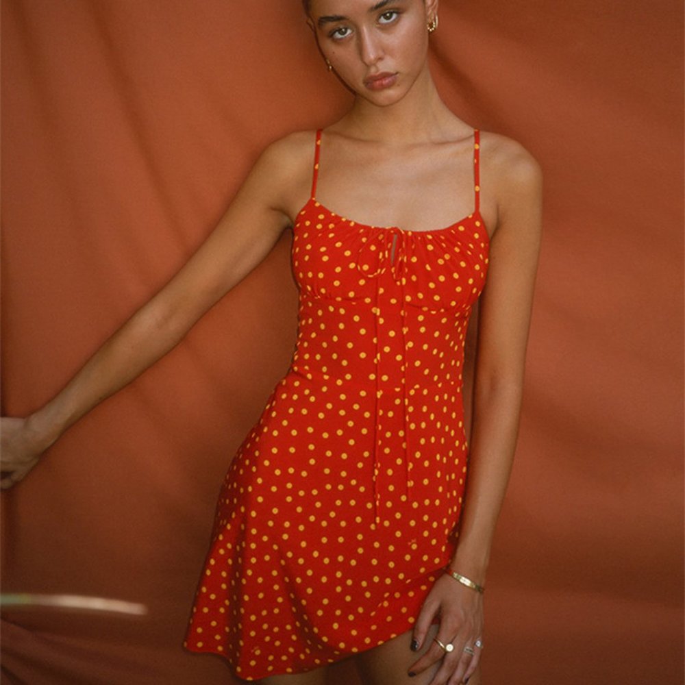 AUTHENTIC Realisation Par Inez dress in Rosso—size small